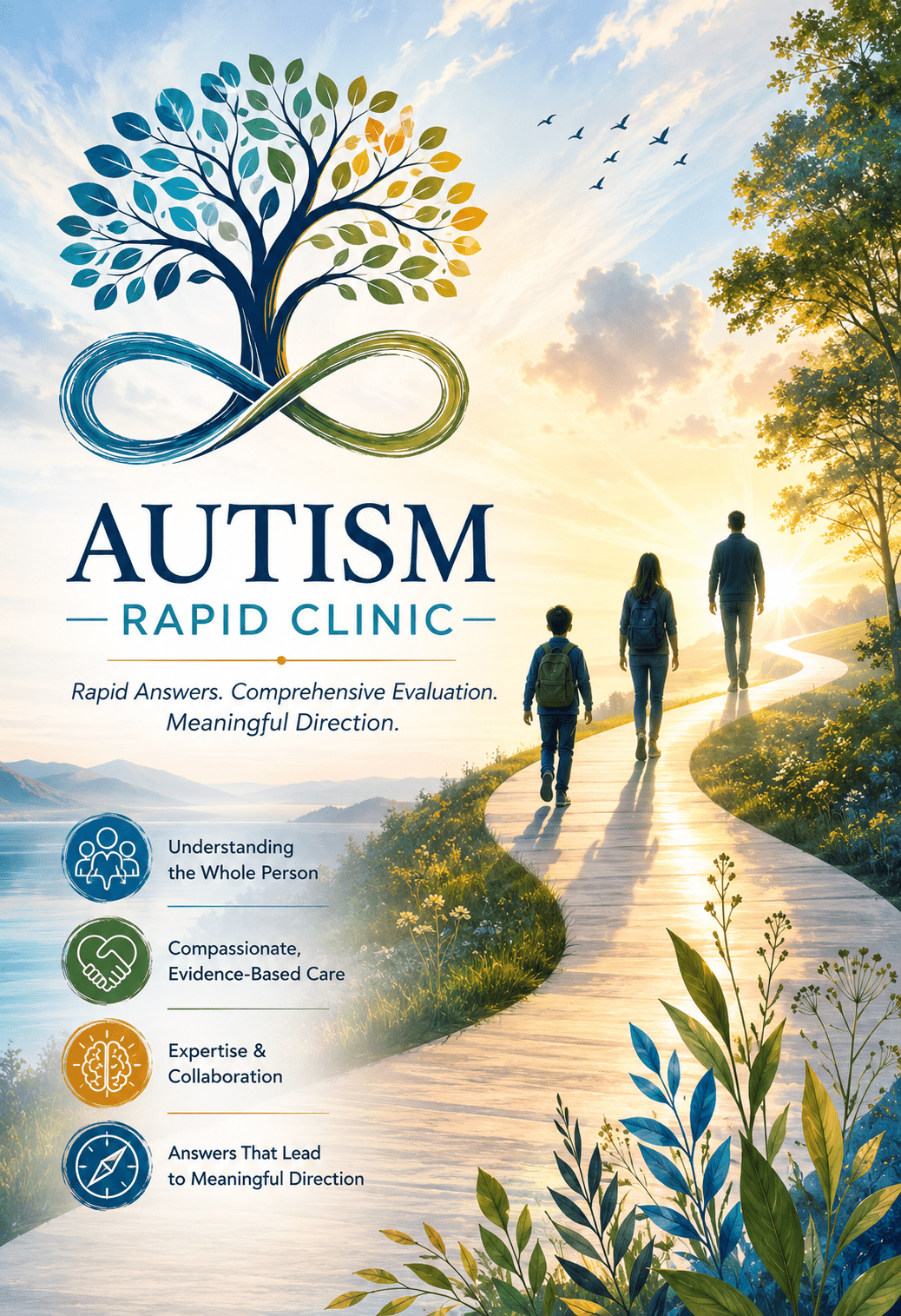 autism rapid clinic information flyer